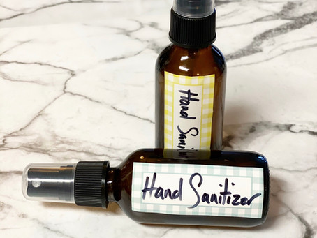 DIY Hand Sanitizer Spray