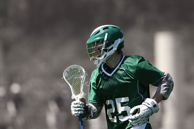 Athlete with Net