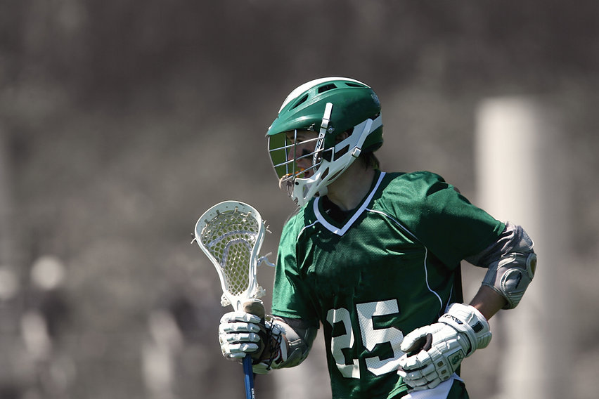 Athlete with Net