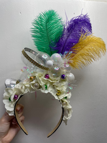 Mardi Gras Carnival Smocked Noah Bubble main image 0