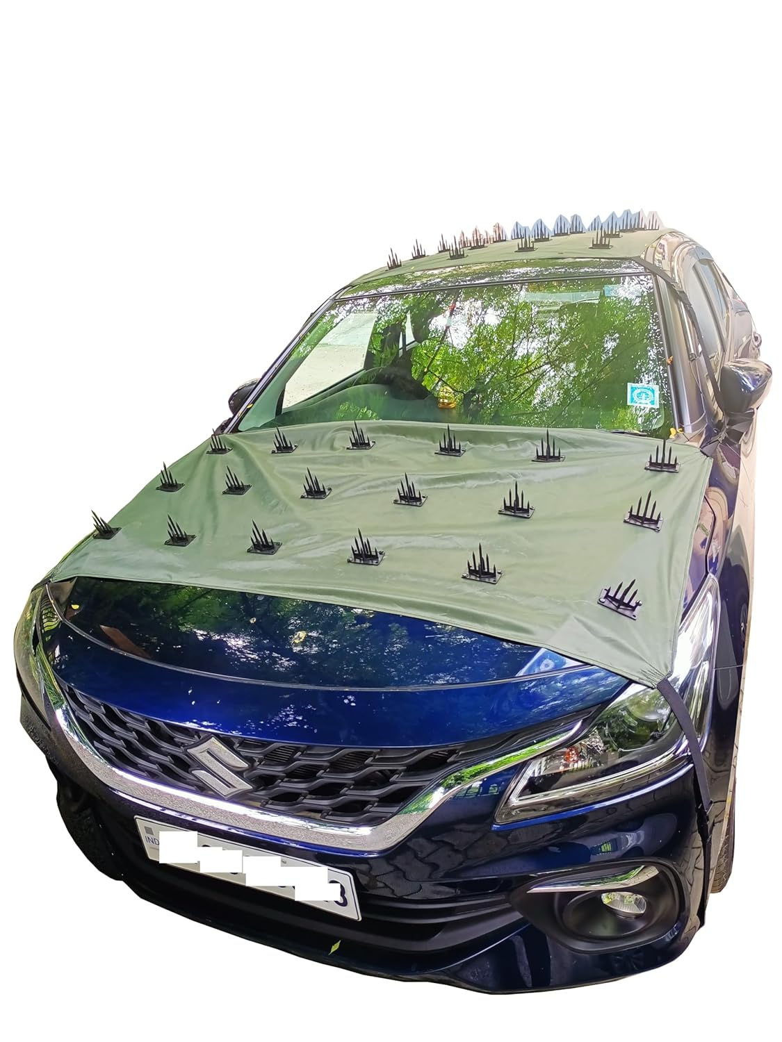 ESPICE Car Bonnet Protection (Spikes) Cover Bonnet Only 1Pcs Universal Size