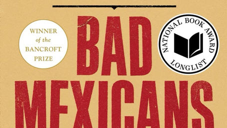 Cover of Bad Mexicans with 5 men in suits at the bottom
