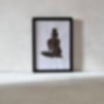 peinture femme abstraite marron