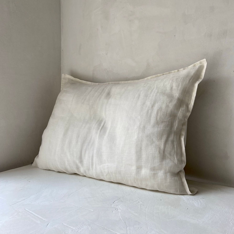 Housse de coussin Vela - Crème