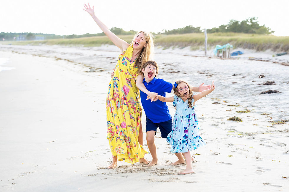 family session on beach