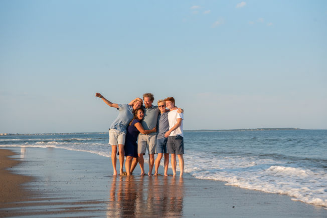 Family beach session ~ Ocean Park, Maine ~ Patience Cleveland Photography
