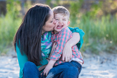 Spring Beach Session ~ Willard Beach, South Portland ~ Patience Cleveland Photography