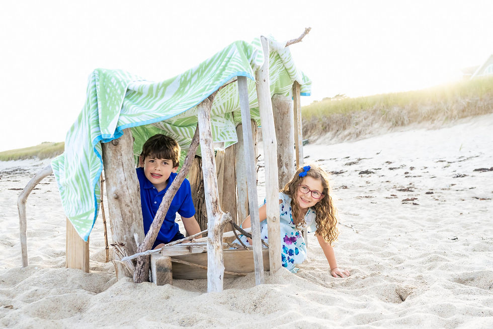 family session on beach