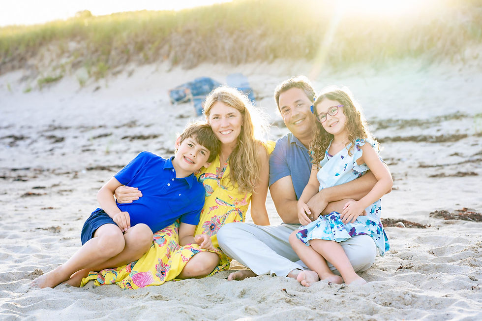 family session on beach