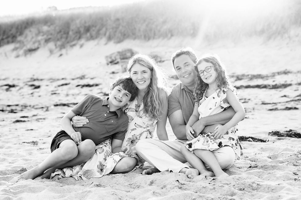 family session on beach