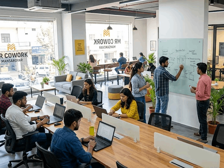 Inside MR Cowork Mansarovar: Where Ideas Turn Into Businesses