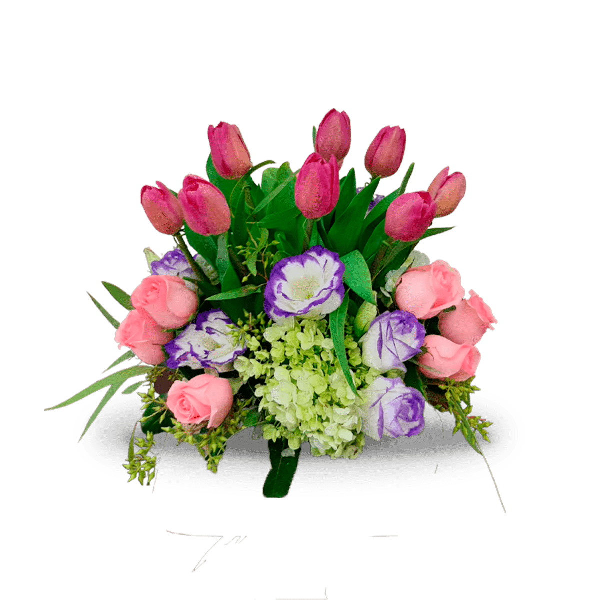 Floral Hermosa mujer