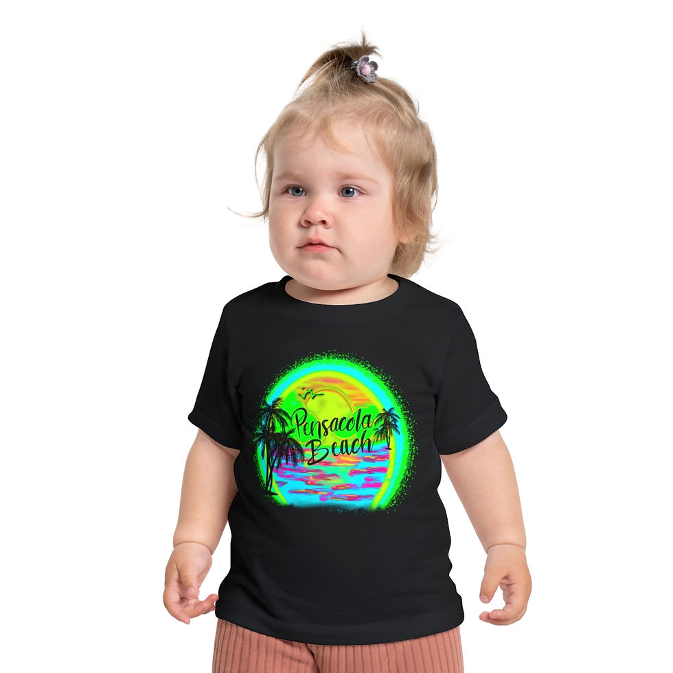 Thumbnail: Airbrush Summer Vacation 2024 Baby / Matching Shirts 90's / Pensacola T-Shirt