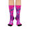Thumbnail: Crew Socks, Custom Name, Airbrush Hearts Purple Pink Streetwear Hip Hop Graffiti