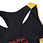 Thumbnail: Airbrush Red & Black Youth Birthday Girl Swimsuit, Custom Summer Bathing Suit
