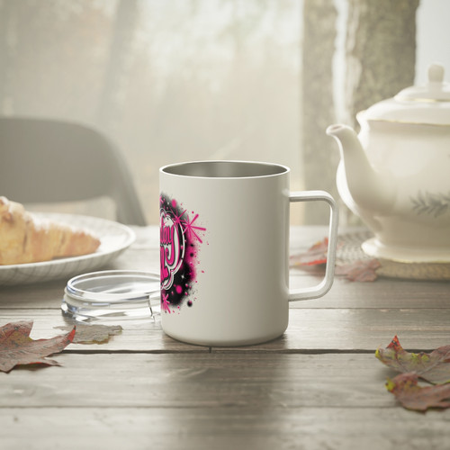 Airbrush Birthday Girl Insulated Coffee Mug, 10oz | Barbcruzcreations