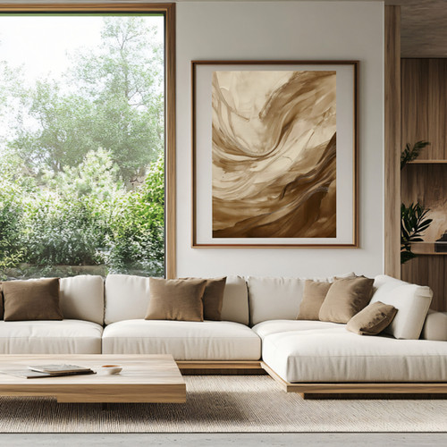 printable AI  home decor brown watercolor Interior art, drawing, digital art | MALT INCORPORATED