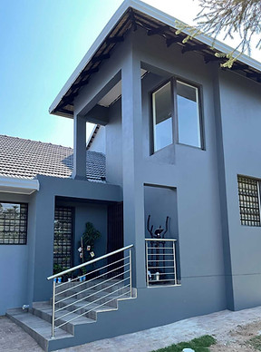 Exterior house renovation and modern facade upgrade in Johannesburg Northern Suburb by FBA Projects
