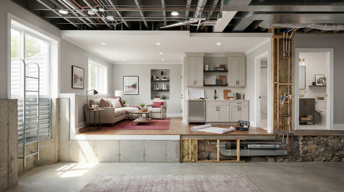 Finished Basement Cost in Woodbury, NJ: What Shapes the Price