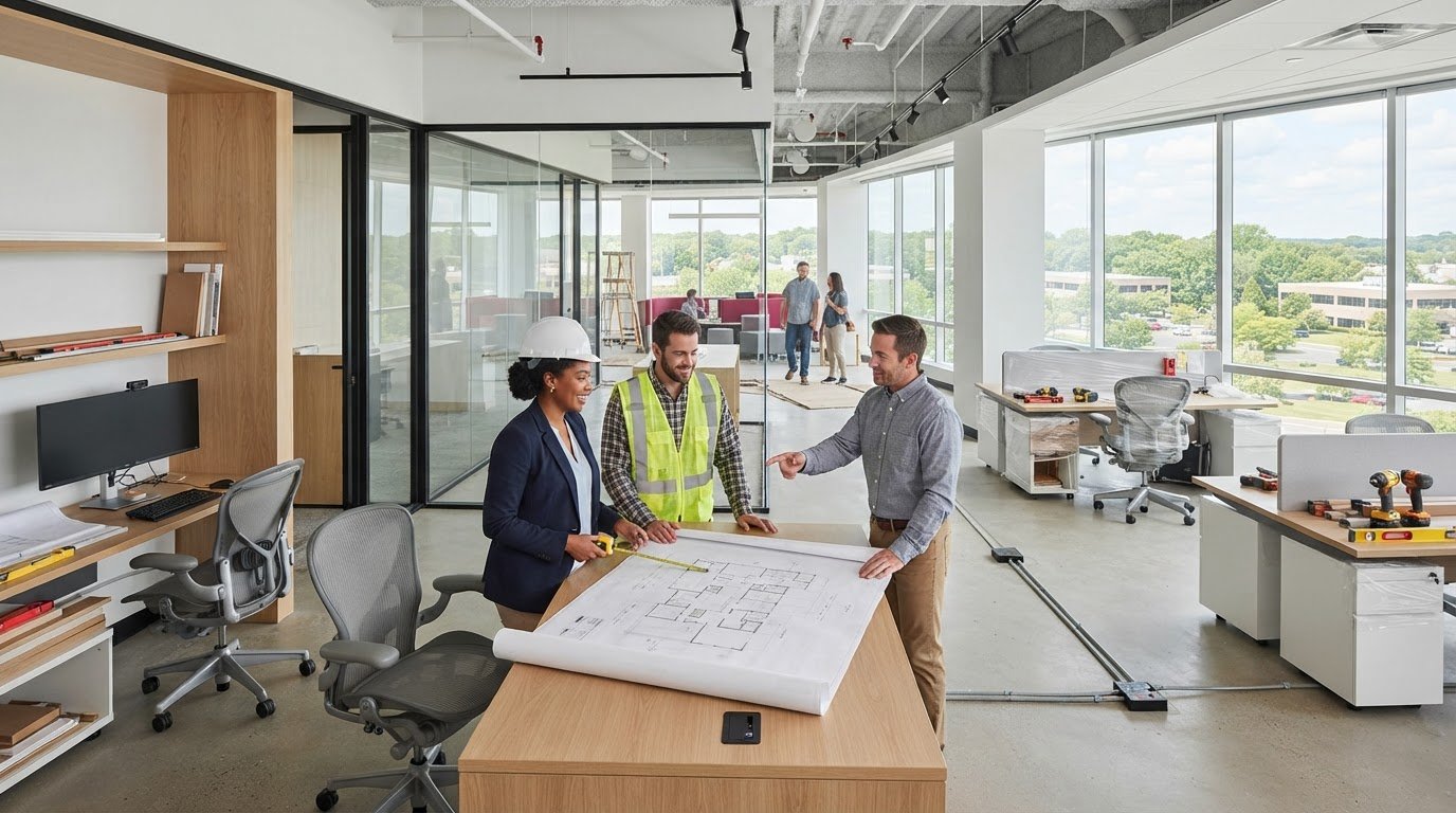 Tenant Fit-Out Contractor in Medford, NJ for Office Renovation