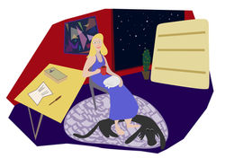 Illustration calendar project October