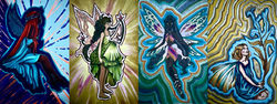 Fairy characters I,II,III,IV
