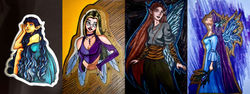 Fairy characters I,II,III,IV