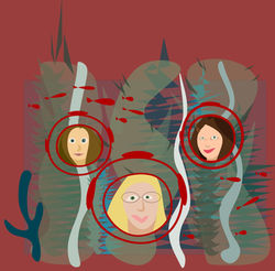 Illustration calendar project August