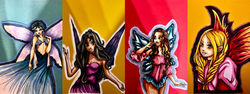 Fairy characters I,II,III,IV