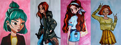 Fictional characters LIII,LIV,LV,LVI