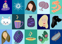 Illustration calendar project January