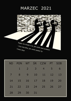 Illustration calendar project March