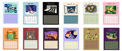 Illustration calendar full project