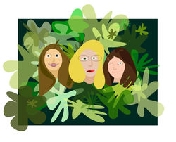Illustration calendar project April