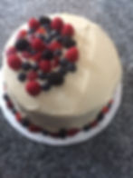 Mascarpone Mixed Berry Cake