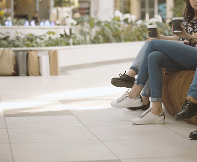 Girls in a Shopping Mall