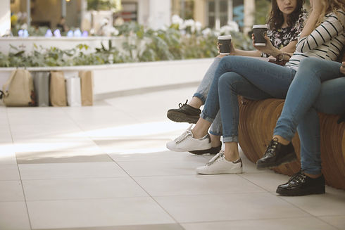 Girls in a Shopping Mall