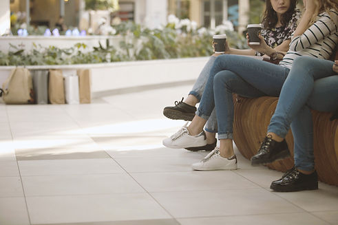 Girls in a Shopping Mall