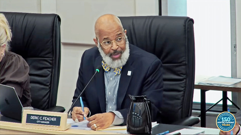 Daytona Beach City Manager Deric C. Feacher waited far too long to have his contract renewed. The renewal comes as his ability to lead the city is under intense scrutiny.