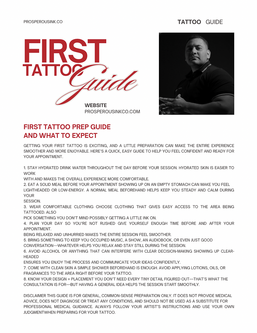 First Tattoo Guide