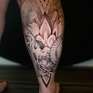 Flora and Ornamental Tattoo Designs