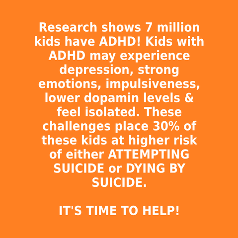 research shows 7 million kids have ADHD!