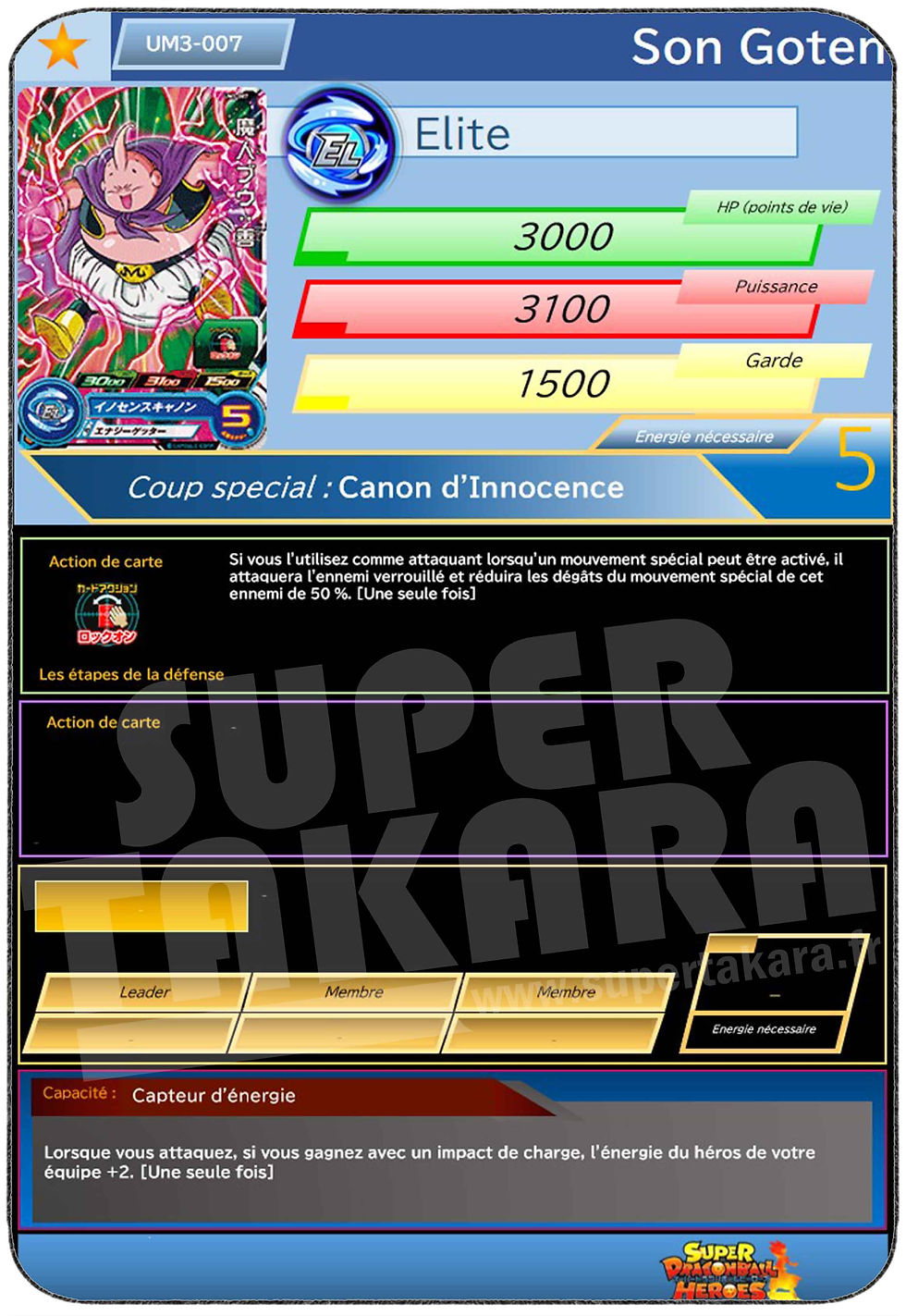 Miniature : Carte n° UM3-007