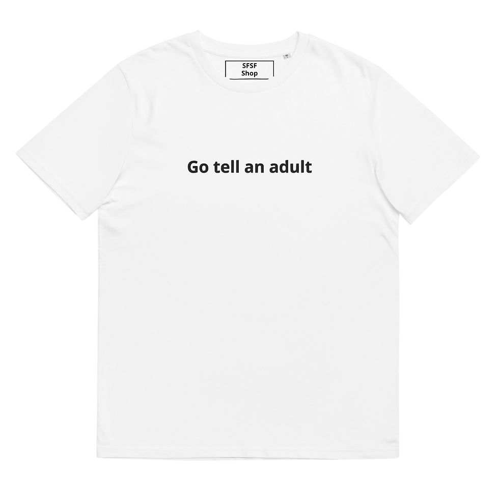 Miniature : Unisex T-shirt - Go tell an adult