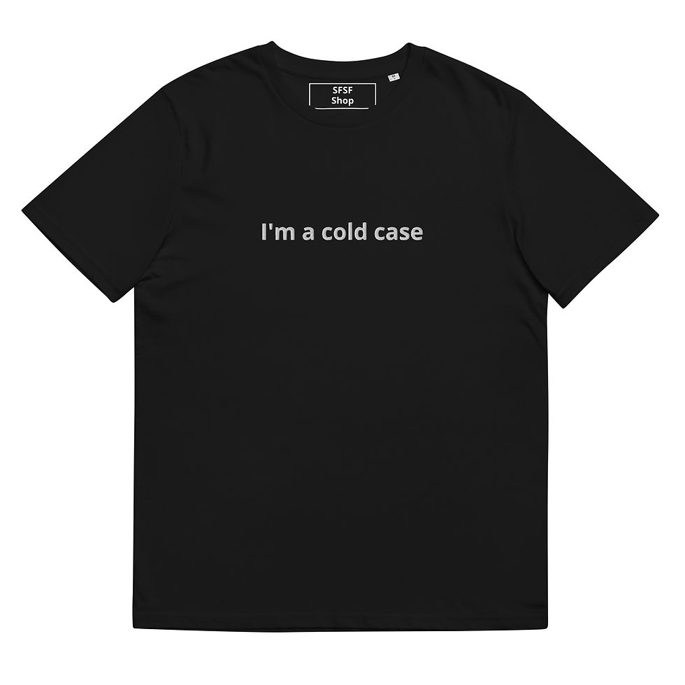 Miniature : Unisex T-shirt - I'm a cold case - Black