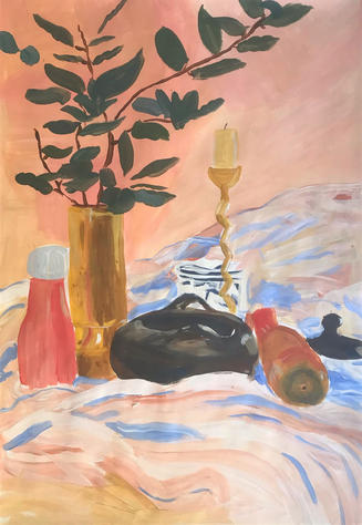 Still life - acrylic on paper