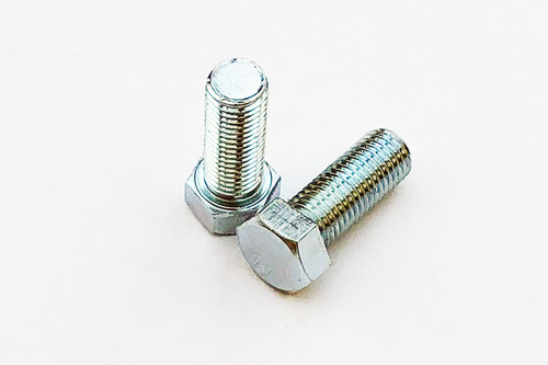 M10-1.25x25 M Mark Hex Set Screw Zinc Plated 1.25 Pitch 14mm A/F 
