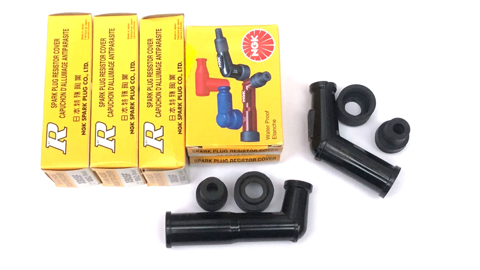 Spark Plug Resistor Cover Set z1300 Black