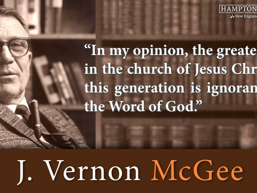 Quote of the Day: J. Vernon McGee