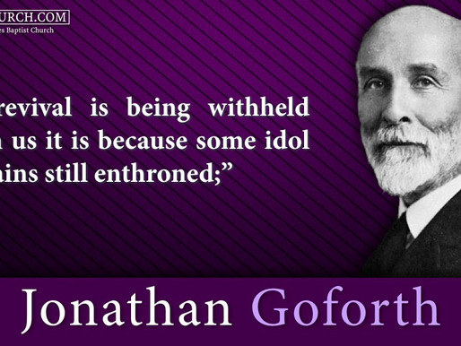 Quote of the Day: Jonathan Goforth
